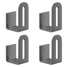 2/4pcs No-Drill Pot Lid Rack, Multifunctional Kitchen Organizer Shelf For Cutting Board, Pot Lid, Bathroom, Balcony Wall Mount Storage Rack