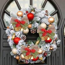 20 Pcs Christmas Bowknot Hanging Ornament Mini Bow With Bells Decorations For Christmas Tree Wreath Garland Crafting Decor 2.36X1.38inch