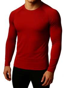 Camisa Térmica Masculina Manga Longa Segunda Pele UV50+ Proteção UV