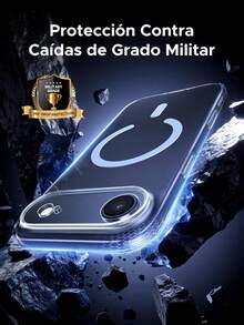 Funda Magnética para iPhone Air, MagSafe Case Antidesgaste, Anti-Amarillo con Protección de la Lente y contra Caídas, Antigolpes Respaldo Transparente, Carcasa 6.5 Pulgadas - iPhone 16 Pro - Ver 5