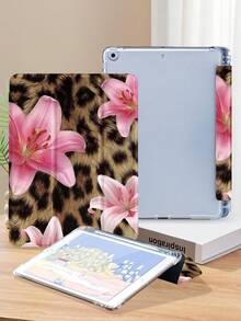 Kingsung 豹纹百合花纹平板电脑保护套，兼容 iPad 9.7/10.2/10.5/10.9/12.9/Pro 11（第十代），兼容 Kindle Paperwhite（第十二代，2024 年发布）和 2022 年 Kindle（第十一代），柔软防震，支持智能支架/自动唤醒/睡眠功能。豹纹保护套。 - 彩色 - 查看 4
