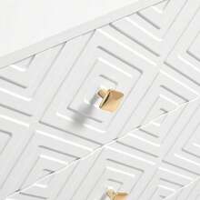 Moderner 6-Schubladen-Kommode – 120x40x80cm – Elegantes Schwarz mit Gold – Metallbeine für Stabilität – Perfekt für Schlafzimmer & Wohnzimmer