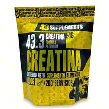 Creatina 1kg 200 servicios 43 Supplements suplemento deportivo nutrición rendimiento entrenamiento proteína energía recuperación muscular - Otros - Ver 1