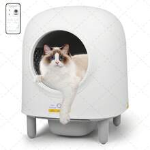 Arenero Automatico Para Gatos,Para Gatos Autolimpiante, Caja de para Gatos autolimpiante,Caja de Inteligente para Gatos,Wi-Fi habilitado con Control de aplicación,eliminación de olores - Tipo de Enchufe A USA (110-127V) - Ver 11