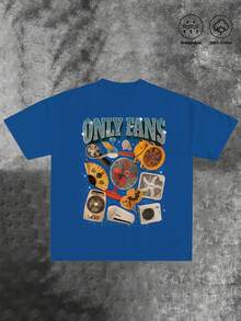 Camiseta gráfica de inspiración vintage Only Fans - Algodón suave, cuello redondo, manga corta| Perfecto para Ropa Casual y Deportiva| Regalo único para amigos y familiares - Negro - Ver 11