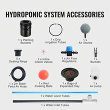 DWC Hydroponic Growing System For Deep Water Culture With Top Drip, 1 X 5 Gallon Bucket - 查看 7