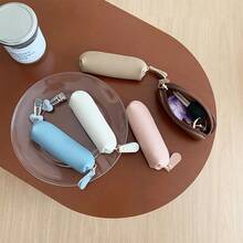 Mini Coin Purse Decor For Bags Cute Zipper Coin Pouch Japanese Ins Style PU Leather Small Wallet For Women Wallet Mini Wallet Purse Wallet Y2K Coin Wallet Money Wallet - Multicolor - View 9