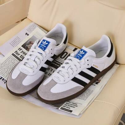 Adidas Originals SAMBA OG 复古休闲运动鞋，男女款，2026 新款低帮运动鞋，休闲鞋，T 字头鞋 B75806