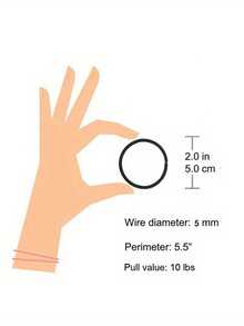 20Pcs Black Hair Ties For Thick And Curly Hair Ponytail Holders Hair Elastic Band For Girl Or Boy (5mm)