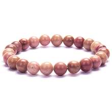 1pc 6mm, 8mm, 10mm Natural Stone Beaded Bracelet, Agate, Sparkling Stone, African Turquoise, Etc. Healing Stone Bracelet, Layerable Boho Style Fashion Jewelry For Women