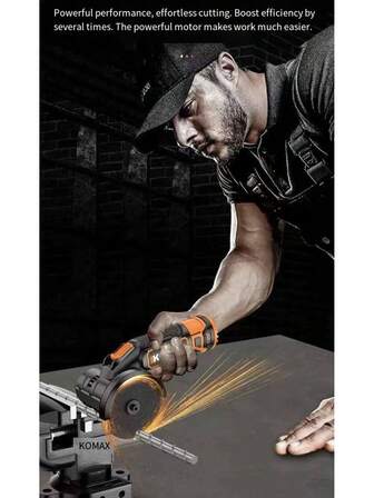 便携式电动角磨机、抛光机、切割机、多功能一体机，适用于木材/金属抛光和 DIY 家居装饰，快速充电器 - 工匠和 DIY 爱好者的理想选择，带电池和充电器的无绳角磨机，电动迷你磨机，高强度无线角磨机，金属研磨工具，木材抛光工具，紧凑的设计，耐用的结构高速电机，家庭装修者的理想选择