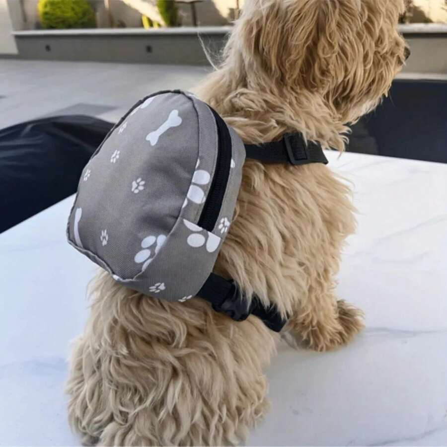 Dog Backpack - אפור - ראה 1