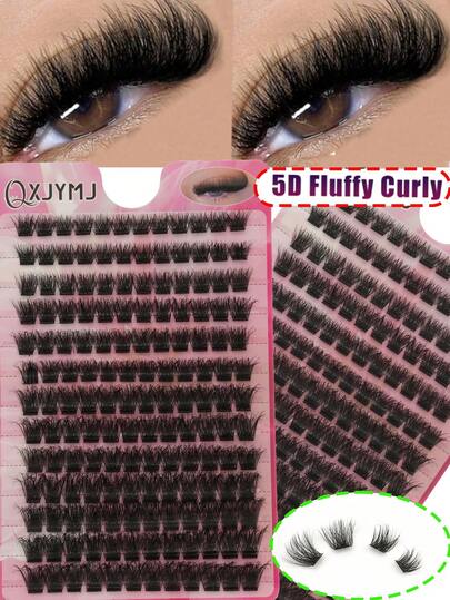 156 قطعة رموش صناعية ثلاثية الأبعاد ناعمة وكثيفة، بتصميم كرتوني حسي، بأشكال أذناب الثعلب ذات التسع ذيول والأرنب، تضفي نظرة مرفوعة للوجه وعيون كبيرة كوريية كاواييي، ورموش مرتخية بتصميم الكلب