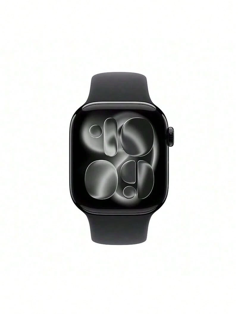 Apple Watch S11智慧型手錶 長效電池 多運動模式分析 50米防水性能 鋁金屬機身 智慧通知提醒 亮黑色+黑色 - 亮黑色+黑色 - 查看 1