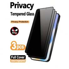 3 pezzi Pellicole protettive per privacy dello schermo del cellulare, proteggono la privacy, resistenti ai graffi, regali essenziali per feste, regali di Ognissanti, adatti per iPhone XR/XS/6/7/8/11/12/13/14/15/16/16e/17/Pro/Pro Max/17Air Series