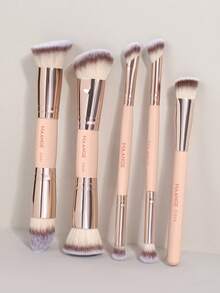 MAANGE 1pc/5pcs/9pcs/13pcs Makeup Tool And Brush Set, Including Foundation Brush, Blush Brush, Eyeshadow Brush, Eyebrow Brush, Powder Brush, Highlighter Brush, Contour Brush, Concealer Brush, And Powder Puff Accessories Gifts For Women&Girls,Makeup Accessories Gifts For Friends
