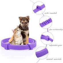 Pet Calm Collar Cat Pet Calm Anxiety Relief Collar - Purple - View 11