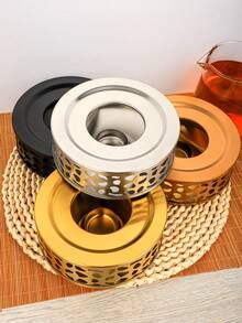 قطعة واحدة من دفاية إبريق الشاي، دفاية من الفولاذ المقاوم للصدأ، لوازم فن الشاي الراقية، هدية مثالية، من الفولاذ المقاوم للصدأ السميك، متينة وطويلة الأمد، طقم شاي من الفولاذ المقاوم للصدأ، دفاية الشاي، تشمل حامل شمعة صغير وموقد، سخان إبريق الشاي المعدني، حامل شمعة من الفولاذ المقاوم للصدأ. مناسب لإبريق الشاي الزجاجي، وإبريق الشاي الفولاذي، وإبريق الشاي الخزفي، وغيرها من الحاويات المقاومة للحرارة. يستخدم لتسخين الشاي والقهوة والحليب. دفاية إبريق الشاي عالمية.