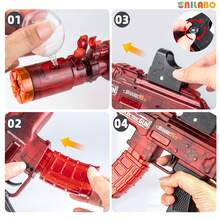 unilabo 2025 New Electric Toy Gun With Sound & Light, Colorful Lighting, Funny Sound Effects & Vibration, Great For Children's Entertainment & Games - Ideal Holiday/Birthday Gift For Boys & Girls 3+ Years Old - Multicolor - View 13