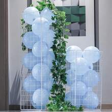 Globos azul pastel de 5/10/12/18 pulgadas, globos de látex gruesos de color azul claro pastel, cielo aqua, para decoración de graduación, baby shower, bautizo, revelación de género, bodas, Pascua, cumpleaños, despedida de soltera - Celeste - Ver 6