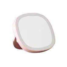 Espejo de maquillaje LED, Espejo de vanidad LED portátil y mini,Espejo de bolsillo, espejo compacto de viaje con luz LED de aumento maquillaje con efecto espejo de mano, plegable y portátil, espejo pequeño con luz, regalo para el Día de San Valentín, luz LED recargable USB, Espejo de tocador compacto y viajero para eventos especiales, toques de maquillaje y eventos en vivo, espejo de mano, herramienta de belleza para eventos, accesorio elegante, marco de plástico duradero. - Multicolor - Ver 13