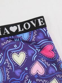 Dircho 5pcs Women Paisley Print Contrast Binding Boyshorts, Comfy & Sofy & Elastice Waist Intimates Panties, Women's Lingeries & Underwear - Multicolor - View 10