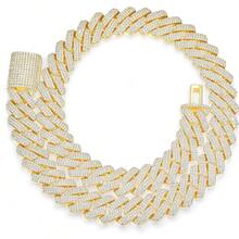 Cuban Link Chain Necklace For Men Women, Stainless Steel Hip Hop Streetwear Jewelry, Heavy Gold Silver Choker Rapper Chain, Layering Punk Accessory Gift - Vàng - Xem 1