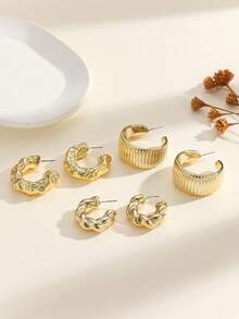 1 Pair High-End Lightweight Teardrop Stud Earrings, Fashion Versatile Minimalist Smooth Personalized Earrings, Suitable For Women's Daily Wear And Holiday Gifts