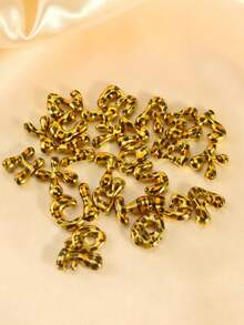 MECYLIFE 1pc Stainless Steel Leopard Print Letter Pendant Necklace For Women - Leopard Print Letters - View 6