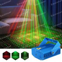 Emslaser 迷你迪斯科球灯带声控自动旋转频闪激光，USB 供电，适用于生日派对、婚礼、酒吧、KTV 迪斯科派对、万圣节、圣诞节 - 藍色 - 查看 3