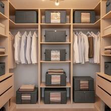 90 L große Aufbewahrungstaschen, faltbare Kleiderschrank-Organizer-Aufbewahrungsbehälter mit verstärktem Griff für Kleidung, Decken, Bettdecken, Bettwäsche, Kissen und Spielsachen