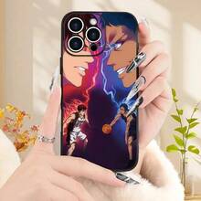 [1pc Funda de Teléfono de Baloncesto de Anime] Funda de Teléfono Creativa y Apasionada de Personaje de Anime de Batalla de Baloncesto, Proporcionando Protección Completa con Cubierta Suave de TPU a Prueba de Golpes e Impactos, Adecuada como Regalo para Cumpleaños o Festividades para Hombres y Mujeres, Compatible con iPhone 16, 15, 14, 13, 12, 11, XS, XR, X, 7, 8, Mini, Plus, Pro, Max, SE. - Mezcla de colores - Ver 10