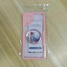 Hadaasi 1 pieza Funda magnética para teléfono de color rosa con protector de pantalla incorporado, [compatible con carga inalámbrica] Funda protectora de Body completo a prueba de golpes de 360°, [material amigable con la piel y diseño antiarañazos] compatible con iPhone 17 Pro/17 Pro Max/Air/17 y Galaxy S26 Ultra/S26 Plus/S26/S25 Ultra, versión internacional, no la versión nacional - Rosa - Ver 51