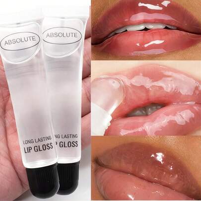 2PCS Hydrating Vegan Lip Care With Sheer Color & Moisturizing Glow – Non-Sticky Nourishing Lip Treatment For Soft, Smooth Lips