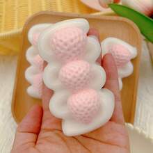 Strawberry Cream Squeeze Stress Relief Toy, Slow Rebound Squeeze Toy, Office Student Decompression Device, Highly Attractive Portable Version, Soft Fufu Super Good Squeeze, Healing Strawberry Cream Squeeze Toy: Powder Pink Cute Highly Attractive, Squeeze To Improve Mood, Squeeze Before Bed To Relieve Anxiety, Commuting And Queuing Won't Be Annoying, Relax With A Squeeze During Long Sitting At Work, Strawberry Cream Decompression Toy, Small And Cute Yet Good To Squeeze, Very Convenient To Carry Around, Comfortable To Squeeze And Highly Attractive, Must-Have For Students/Office Workers