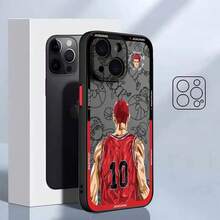 Nueva funda compatible con anime para 17, 17Air, 16E, 16, 15, 14, 13, 12, 11, Mini, Pro, Max, Plus, de material traslúcido y mate, funda compatible con 17, 17 Pro, 17 Pro Max - Fbk03 - Ver 4