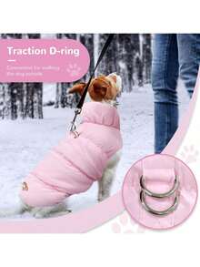 Jachetă pentru câini, haină groasă și călduroasă cu 3 straturi pentru câini de talie mică și medie, 8 culori disponibile, toamnă/iarnă