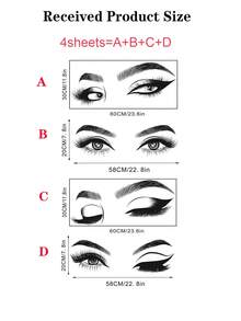 Eyes Wall Decals Big Eyes Lash Room Decor Fashion Eyelash Wall Sticker Removable Diy Mural Art Women Beauty Room Decor Beauty Salon Decor For Make Up Salon Living Room Bedroom - Black - View 15