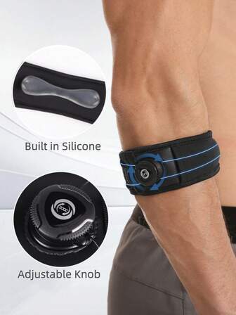 남녀용 테니스 EVA 팔꿈치 보호대 암 밴드, 골퍼 팔꿈치 팔뚝 버팀대 스트랩, 네오프렌 랩 지지 밴드, 운동 팔꿈치 암 패드 슬리브