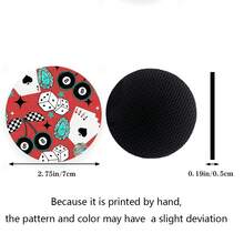 2 pezzi Sottobicchieri portabicchieri per auto, antishock, universali, di moda, accessori per interni auto, regalo per feste