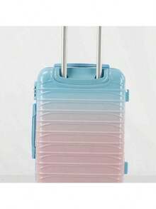 UUH - 4 Piece Luggage Set - Rugged And Durable ABS Material, Smooth Dual Wheels, TSA Certified Locks, Gradient Colours ,Ultra-Lightweight Design - Perfect For All Travels Suitcase Travel Suitcase Suitcases Suit Case Travel Luggage Suitcase Set Carry On - Gradient Blue Powder - View 7