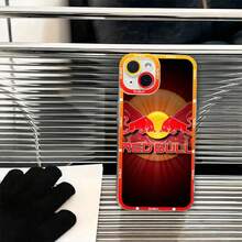 Fashion Red Logo B-BullS Phone Case Cover compatible with  16ProMax 16 15 13 14 12 11 Pro Max Mini Angel Eyes Soft Transparent Cover,Cover compatible with  17 pro hülle,  17 pro max hülle,  17 hülle,  16 pro hülle
