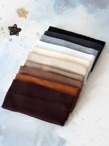 1pc Solid Striped Unisex Sports Headband, Versatile For Cycling, Outdoor, Casual Workout, Fashion Daily Wear Hair Accessory - Multicolor - View 3