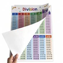Lachilly 2 PCS Multiplication Division Chart Poster For Teachers, Classroom Wall Math Posters For Elementary School Posters For Classroom, School Classroom Resources Learning Aids, Educational Toys For Students' Mathematics Learning - Multicolor - View 8
