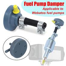 Amortiguador de bomba de combustible de calentador universal para calentador de estacionamiento de motor Webasto, amortiguador de bomba de combustible con conector rápido con clip