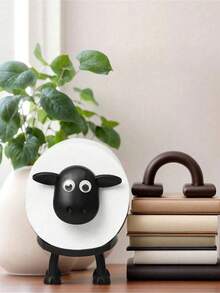 1/3 Sheep Shaped Toilet Paper Holder - Fun Toilet Paper Holder Freestanding Bathroom Set - 3D Printed Black Sheep Toilet Paper Holder - Creative Toilet Paper Roll Storage - Cute Bathroom Decor - Multicolor - View 5