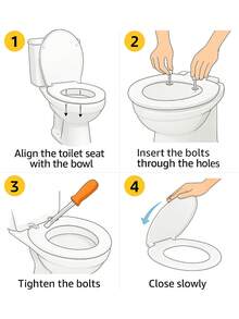 Tapa de inodoro superficie lisa mejorada cómoda suave fácil de limpiar para baño/hogar todo público - Gris Claro - Ver 3