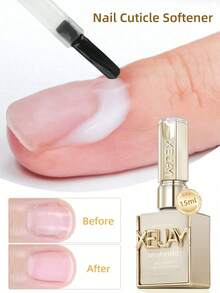 XEIJAYI XIEJAYI 2件装 15ml 指甲软化剂和去死皮剂用于指甲护理，直接预防倒刺，去角质，软化，温暖和软化用于美甲沙龙护理前指甲护理 - 白色 - 查看 8