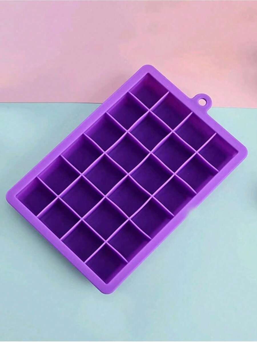 1pc Silicone Ice Model, Simple Multi-Cell Ice Model, 15/24 Cell Ice Model - Purple - View 1