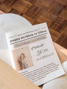 1pc Custom Newspaper, Couple Anniversary Newspaper, Can Be Personalized With Photos And Text, Personalized Couple Photos, Birthday Anniversary, Birthday Anniversary, Wedding Anniversary, Perfect For, Anniversary, Wedding - Multicolor (Retro Style) - View 4